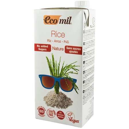 Bautura Bio de orez Ecomil Natur 1 litru